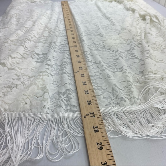Mixit White Lace Cardigan Kimono One Size‎ - Picture 6 of 8